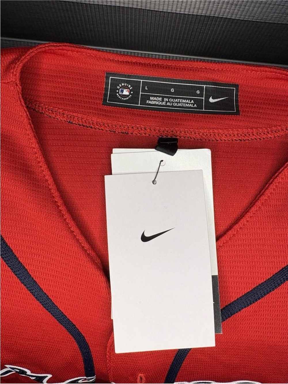 Nike Atlanta Braves Olson #28 MLB Jersey Red Size S Baseball - Picture 3 of 4